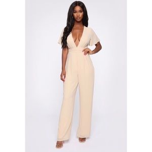 V-Neck Jumpsuit